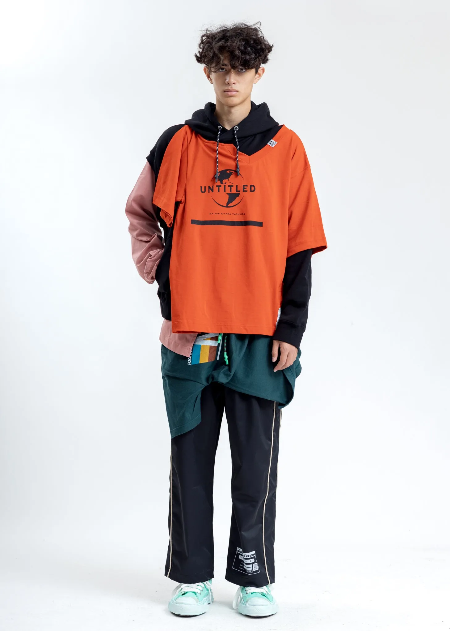 Orange Combined Hoodie