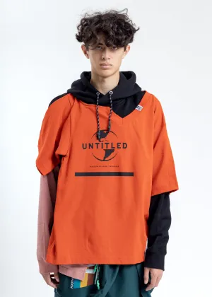 Orange Combined Hoodie