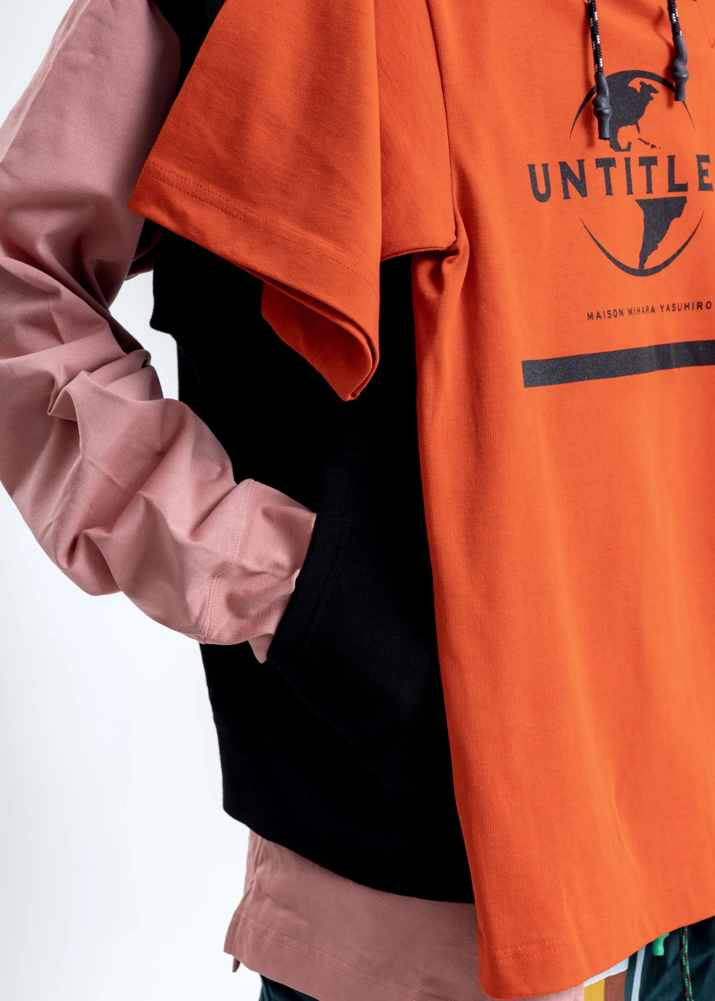 Orange Combined Hoodie