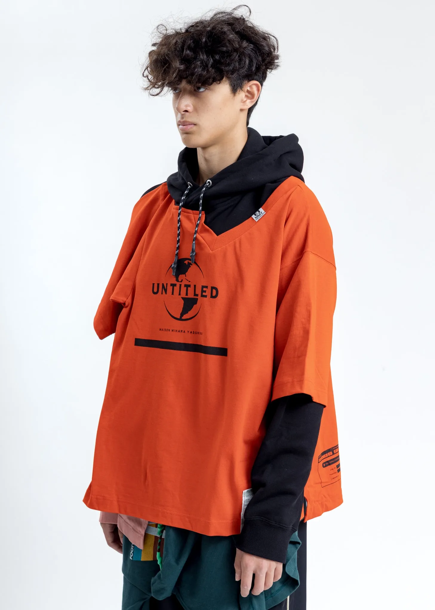 Orange Combined Hoodie