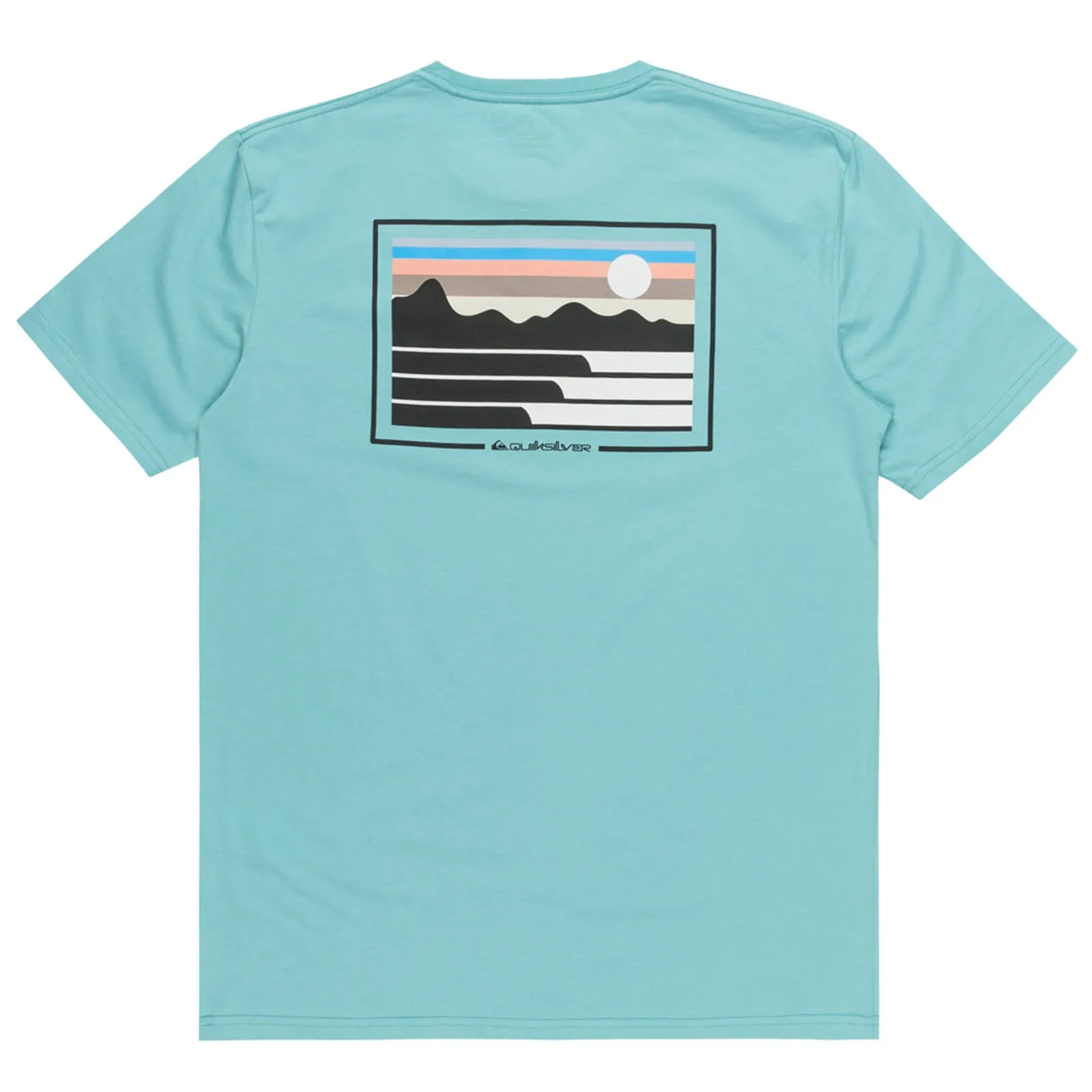 Quiksilver Mens Land And Sea Short Sleeve  T-Shirt