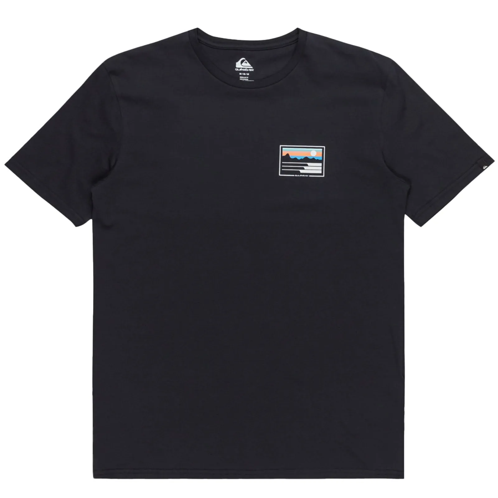 Quiksilver Mens Land And Sea Short Sleeve  T-Shirt
