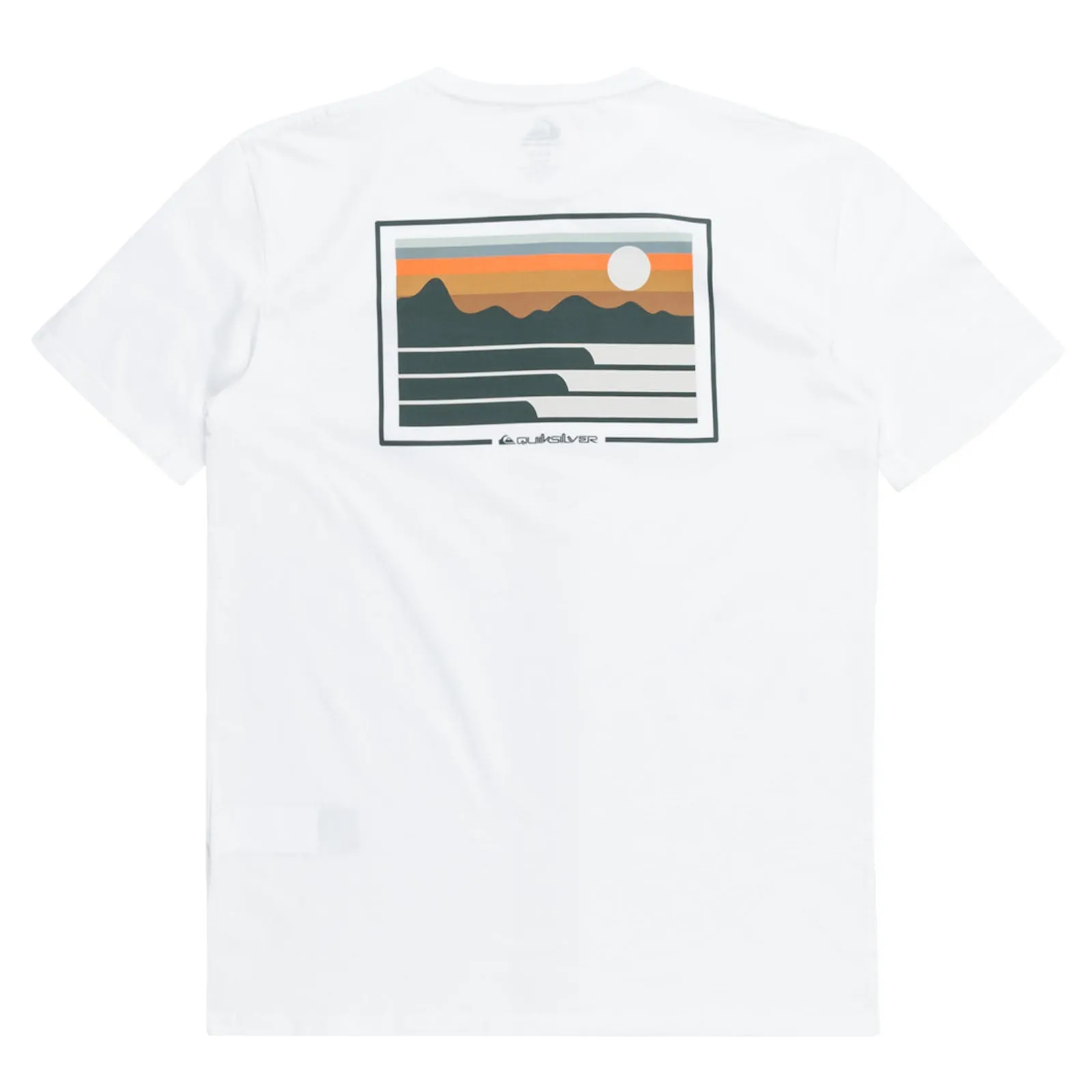 Quiksilver Mens Land And Sea Short Sleeve  T-Shirt
