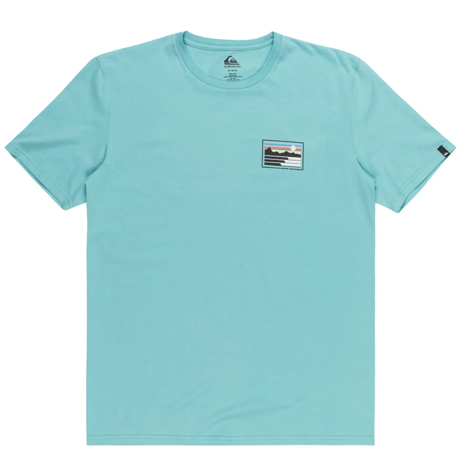 Quiksilver Mens Land And Sea Short Sleeve  T-Shirt