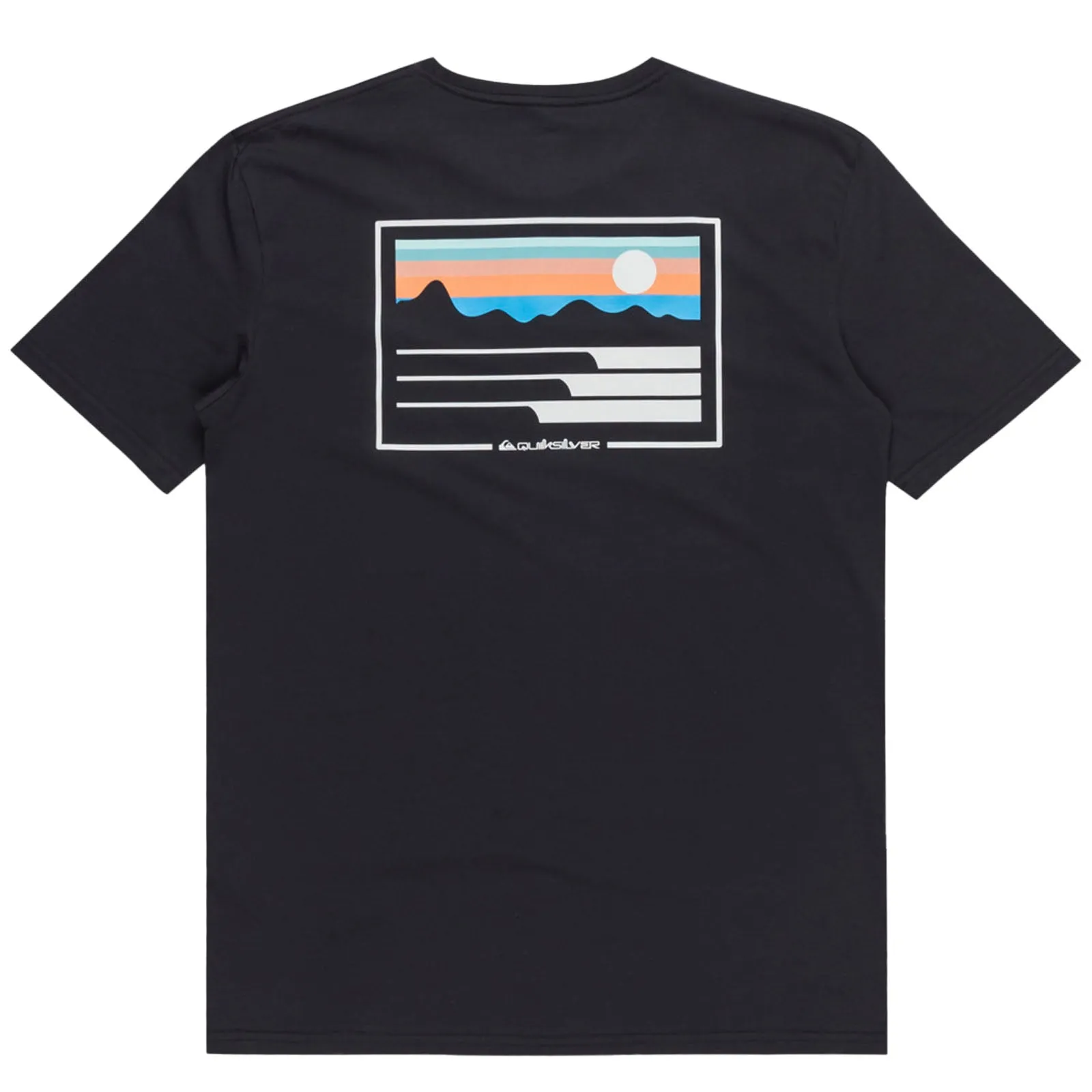 Quiksilver Mens Land And Sea Short Sleeve  T-Shirt