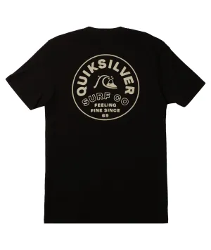 Quiksilver Timeless Spin Tee-Black