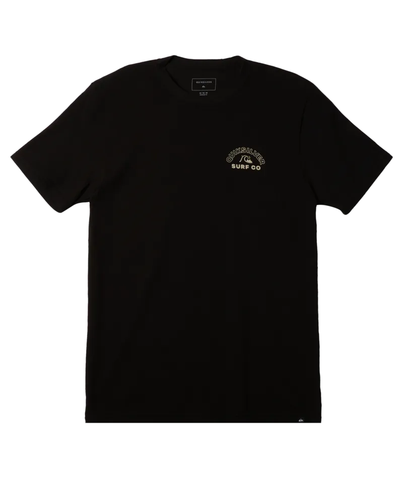 Quiksilver Timeless Spin Tee-Black