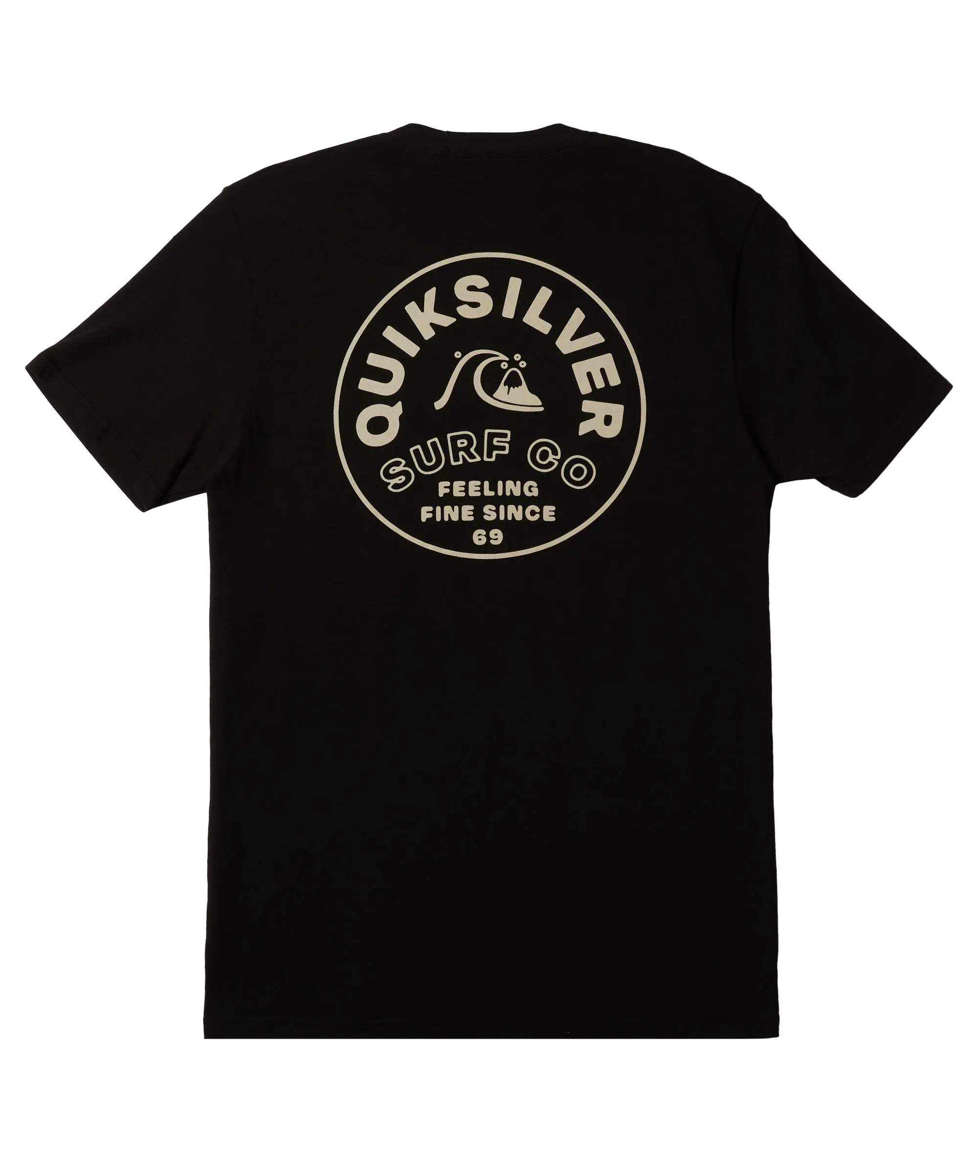 Quiksilver Timeless Spin Tee-Black