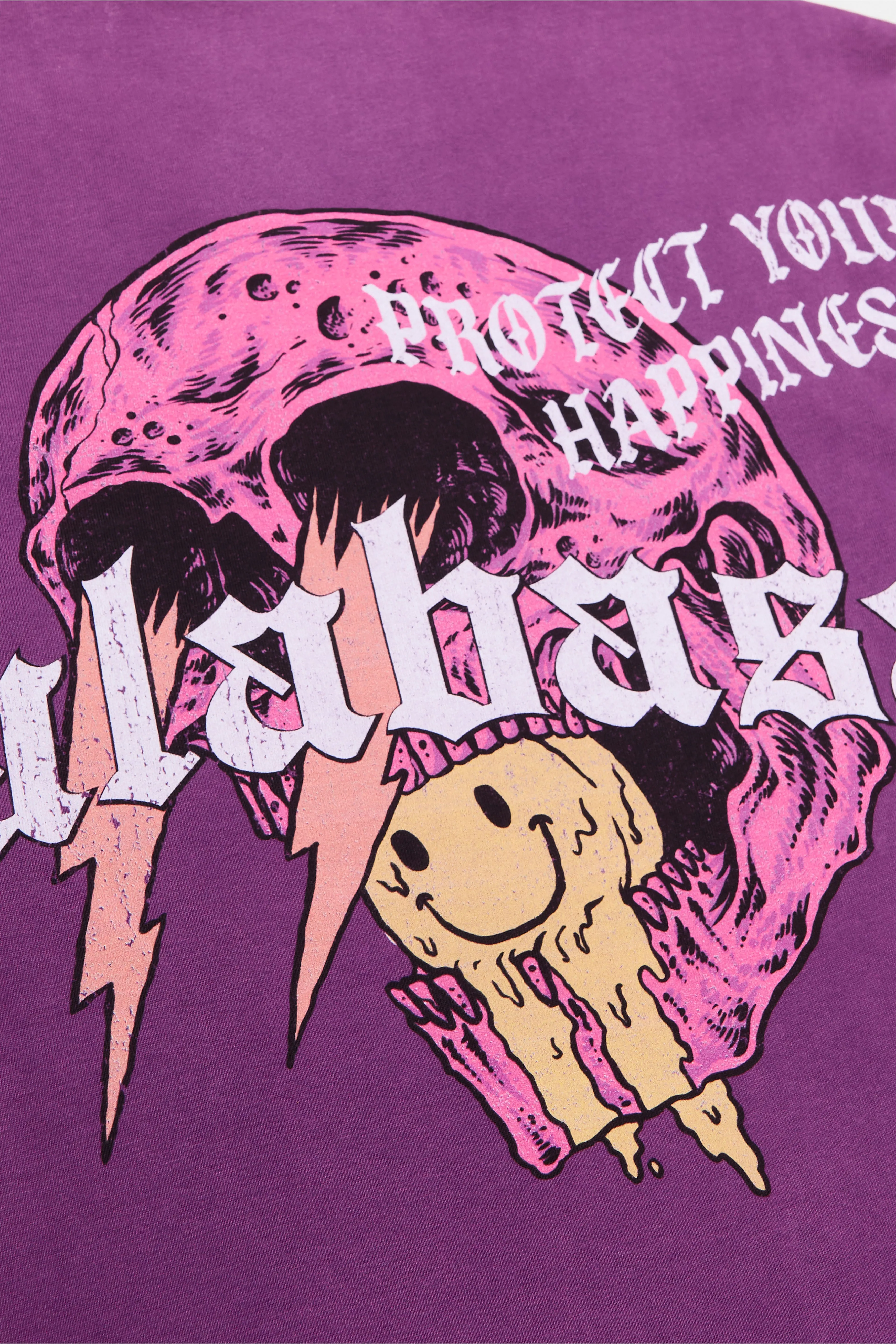 "PROTECTED" VINTAGE PURPLE TEE