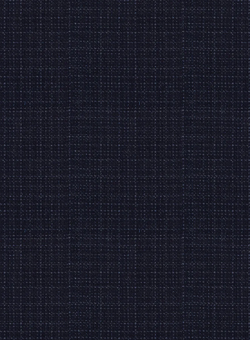 Reda Zeno Blue Checks Wool Jacket