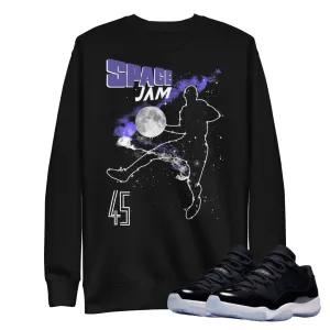 Retro 11 Space Jam Low Space Sweatshirt