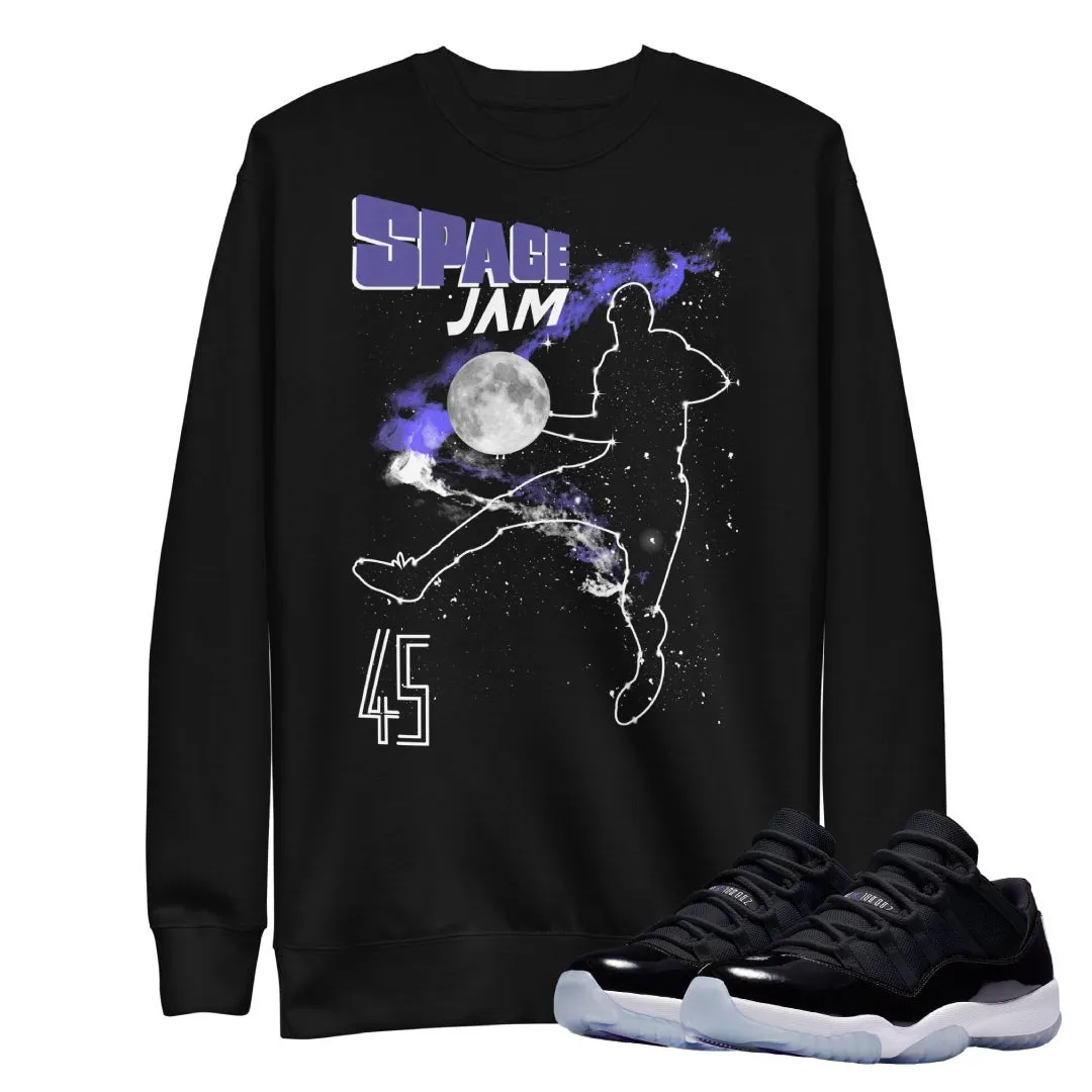 Retro 11 Space Jam Low Space Sweatshirt