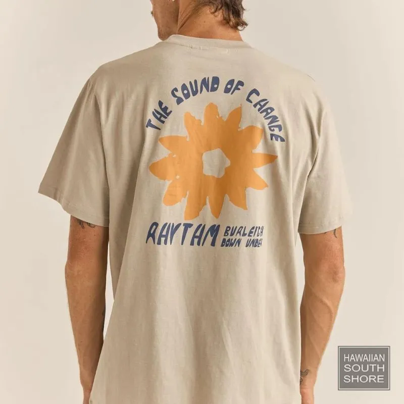 RHYTHM TEE Down Under Slub (Small-Large) Stone