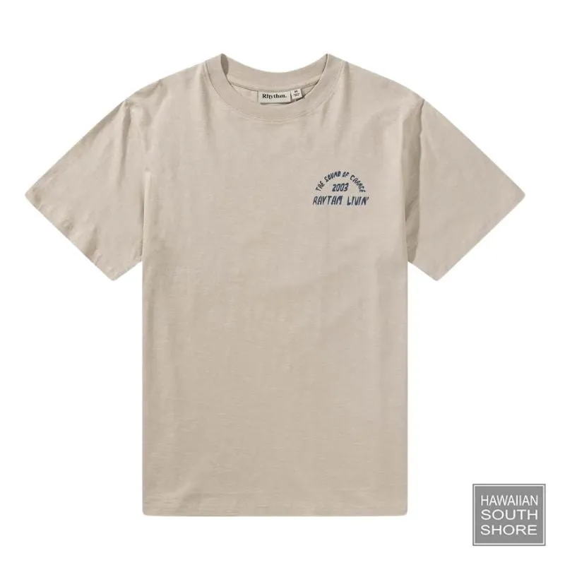 RHYTHM TEE Down Under Slub (Small-Large) Stone