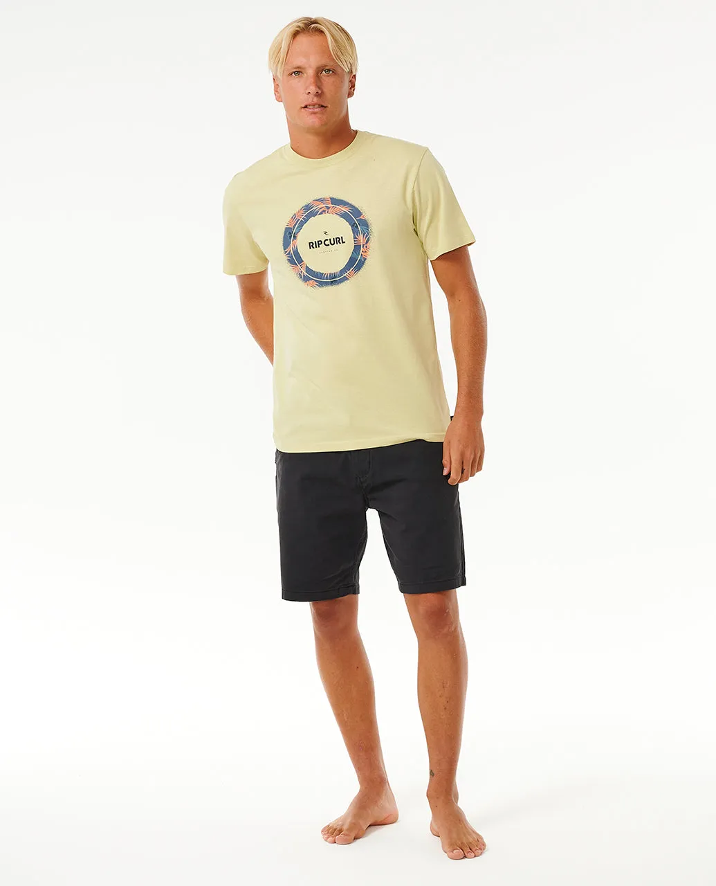 Rip Curl Mens Fill Me Up Cotton Short Sleeve T-Shirt