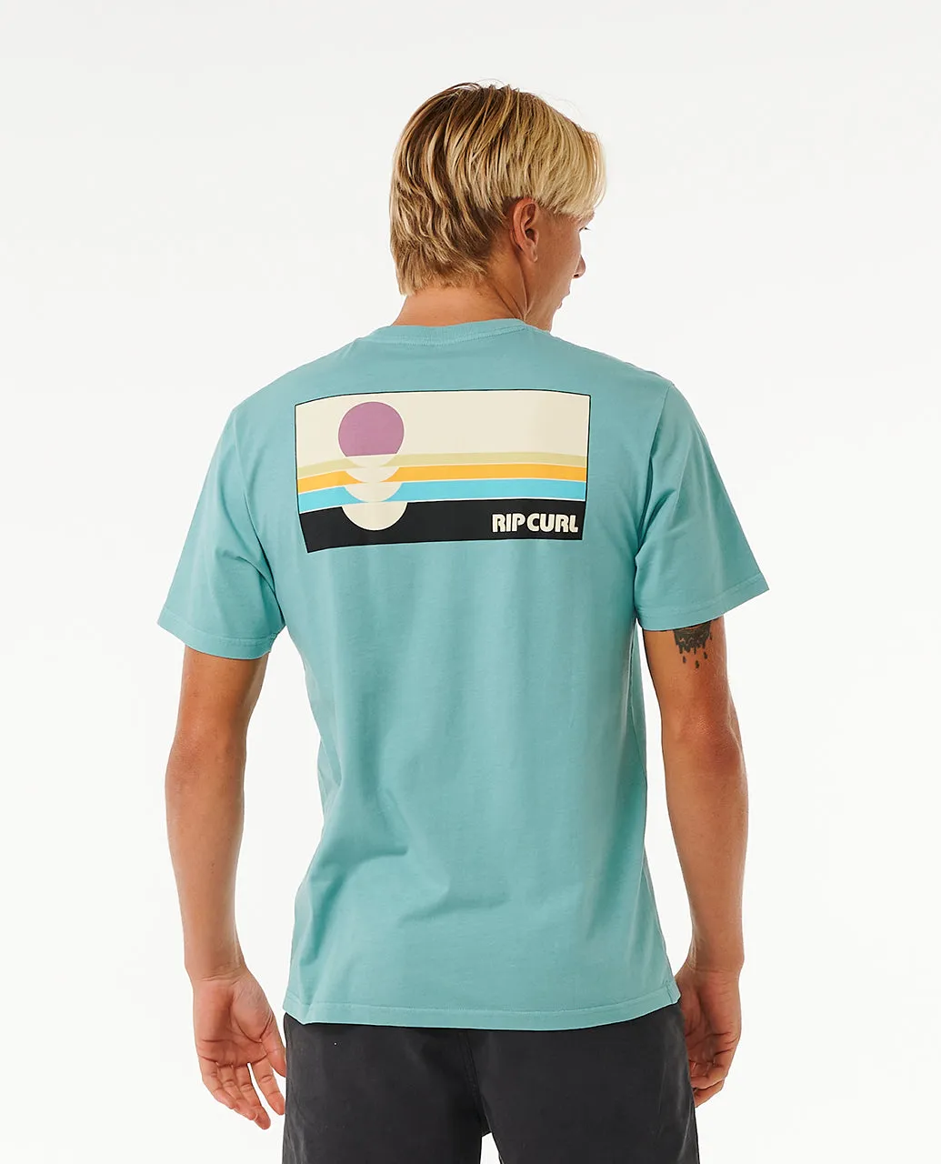 Rip Curl Mens Surf Revival Peaking Short Sleeve T-Shirt