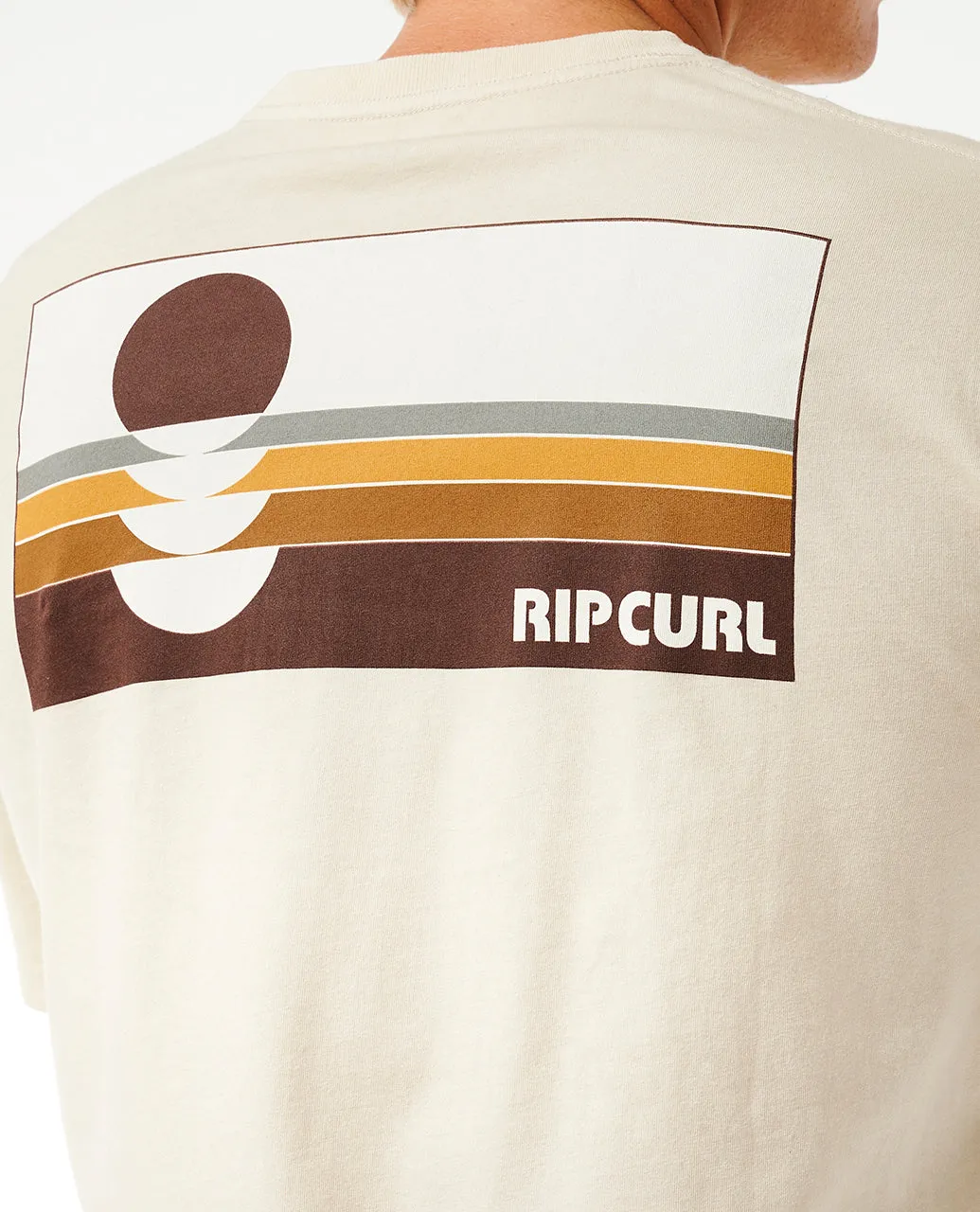 Rip Curl Mens Surf Revival Peaking Short Sleeve T-Shirt