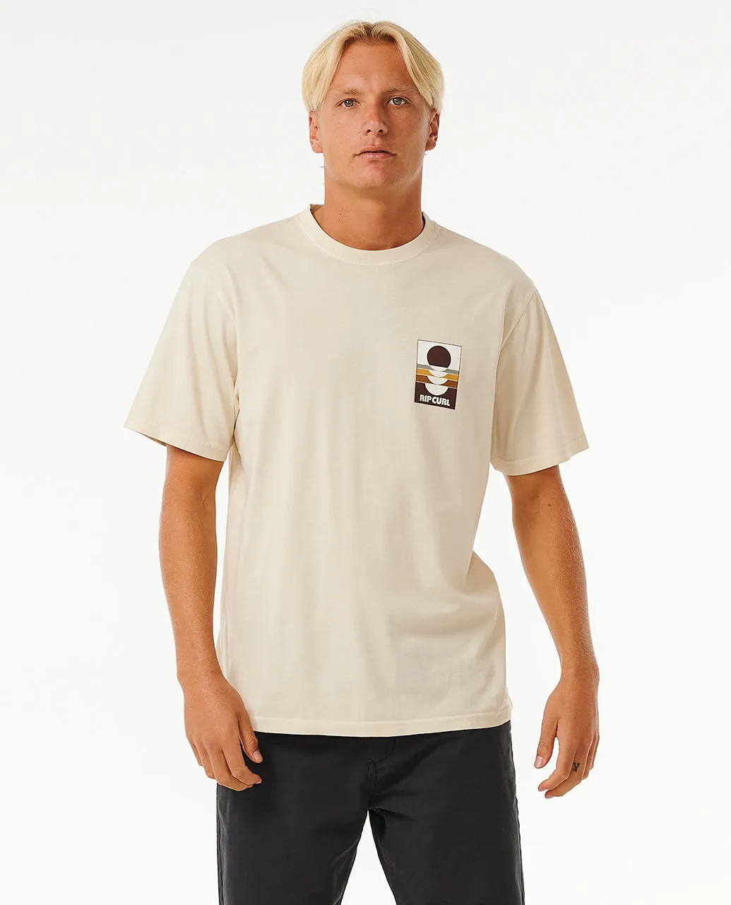 Rip Curl Mens Surf Revival Peaking Short Sleeve T-Shirt