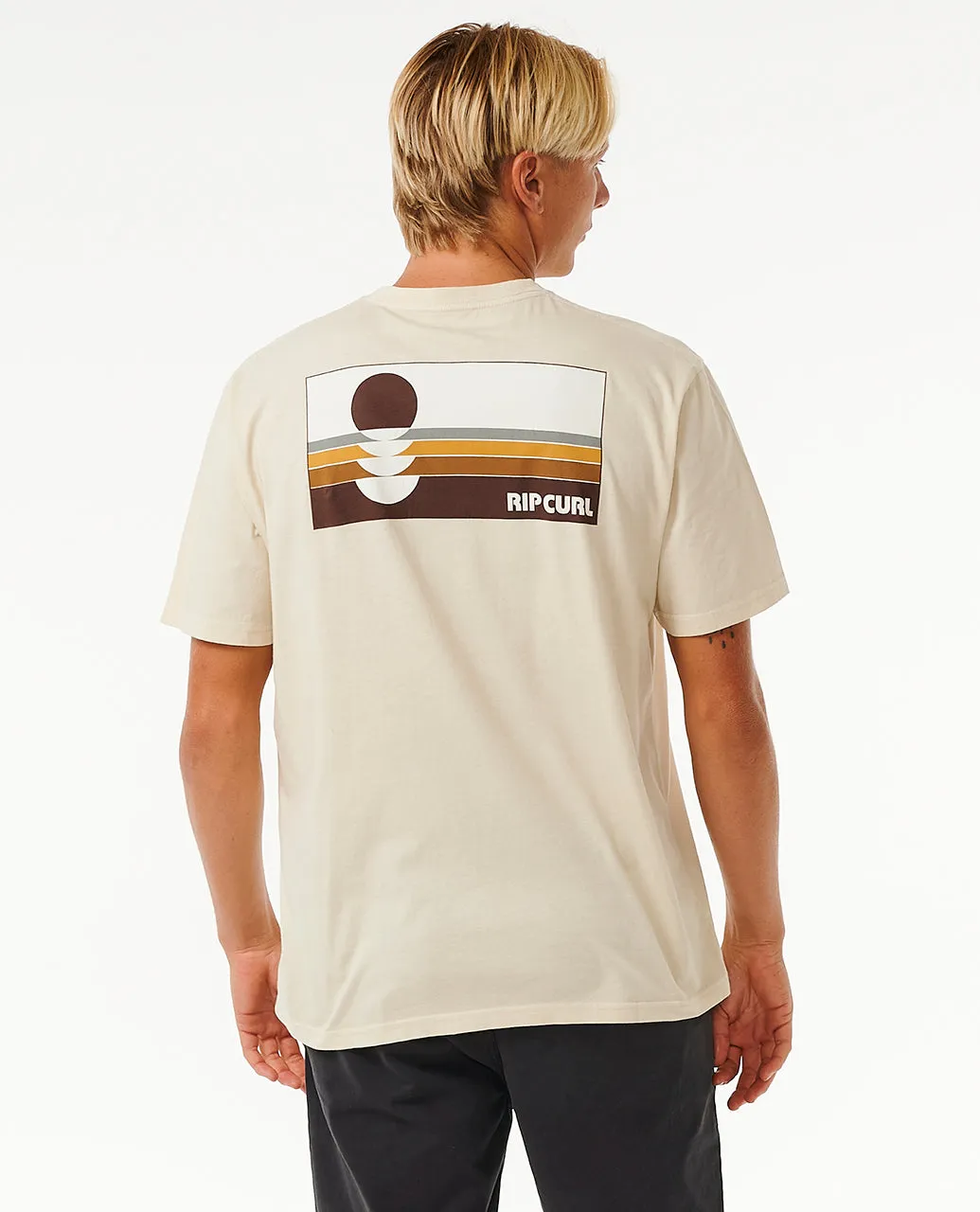 Rip Curl Mens Surf Revival Peaking Short Sleeve T-Shirt