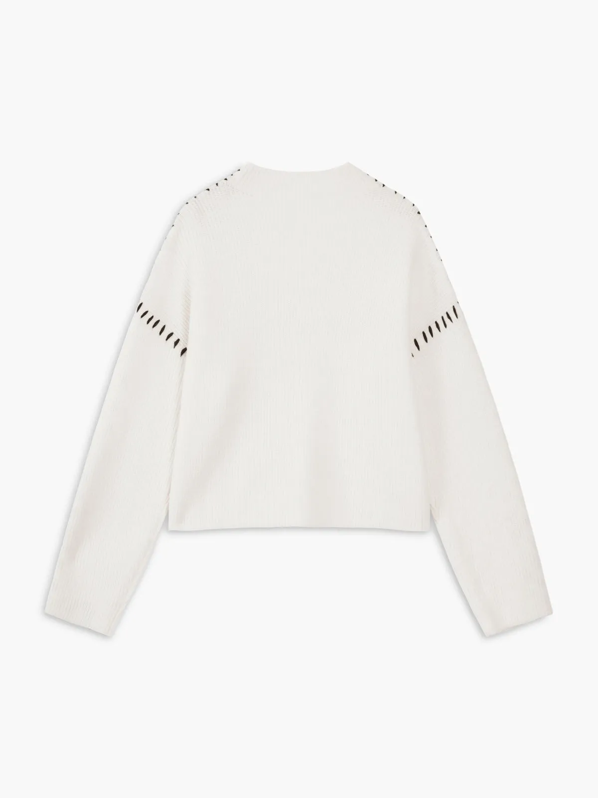 Shift The Focus Trendy Oversized Mock Neck Sweater
