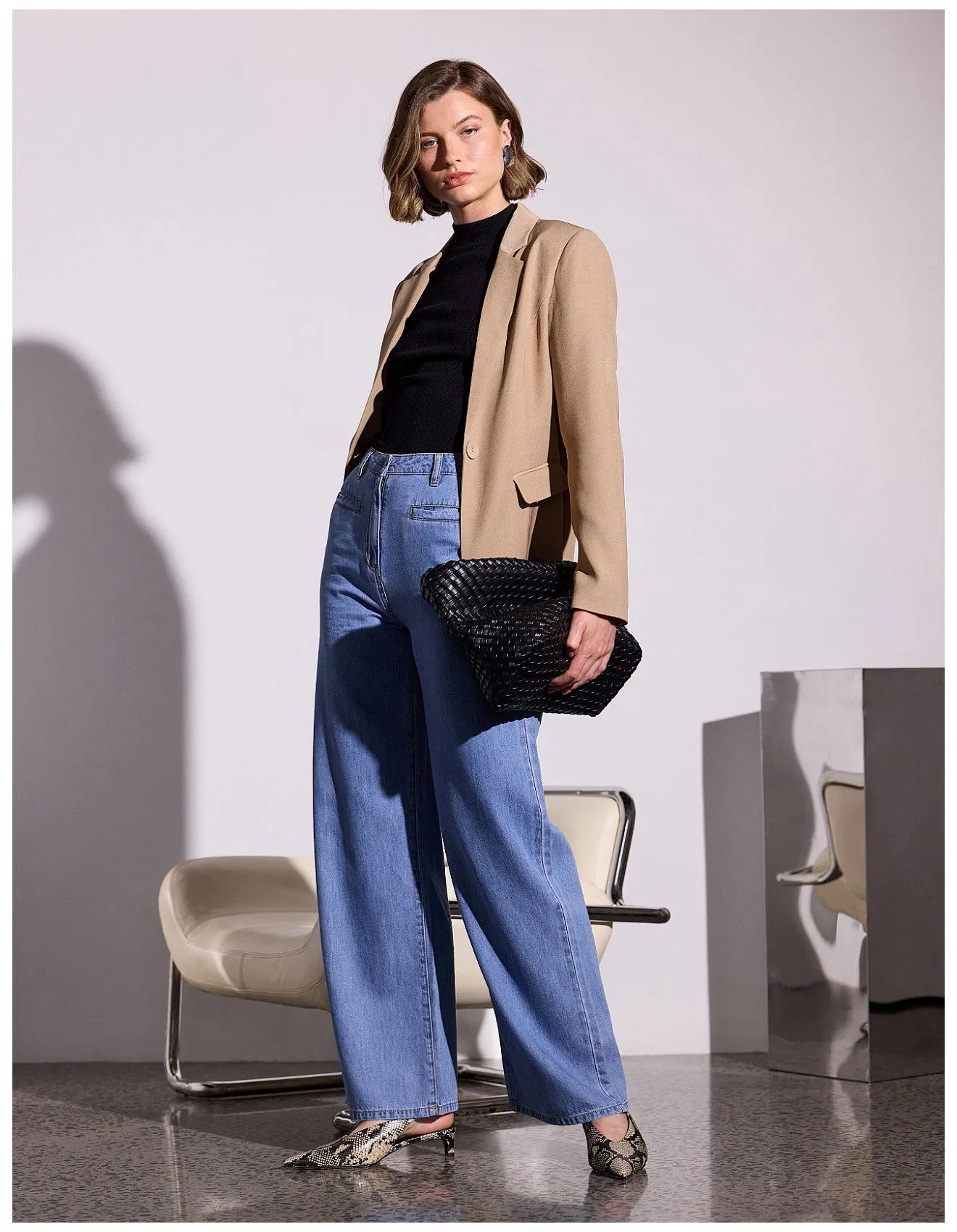 Staple The Label Bromley Blazer | Camel