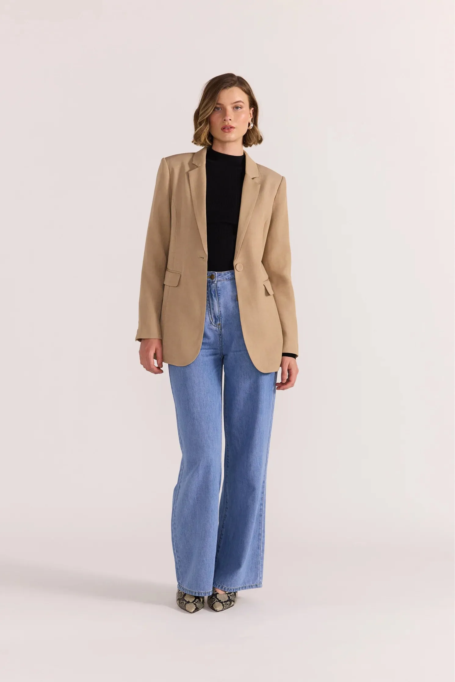 Staple The Label Bromley Blazer | Camel