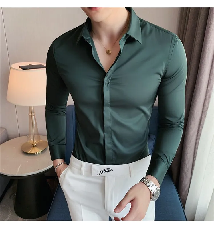 Stretch  Formal Dress Shirts