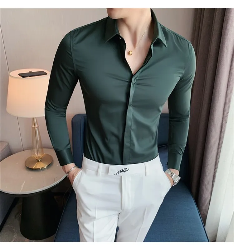 Stretch  Formal Dress Shirts