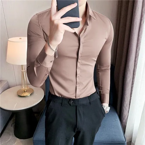 Stretch  Formal Dress Shirts