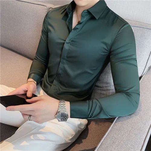 Stretch  Formal Dress Shirts