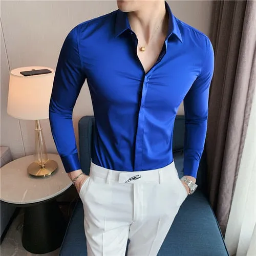Stretch  Formal Dress Shirts