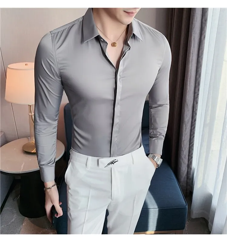 Stretch  Formal Dress Shirts