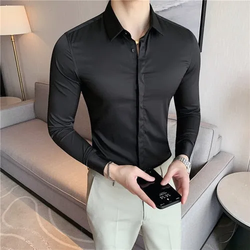 Stretch  Formal Dress Shirts