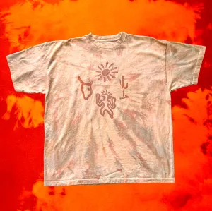 the 'SRV' Americana desert tie-dye tee
