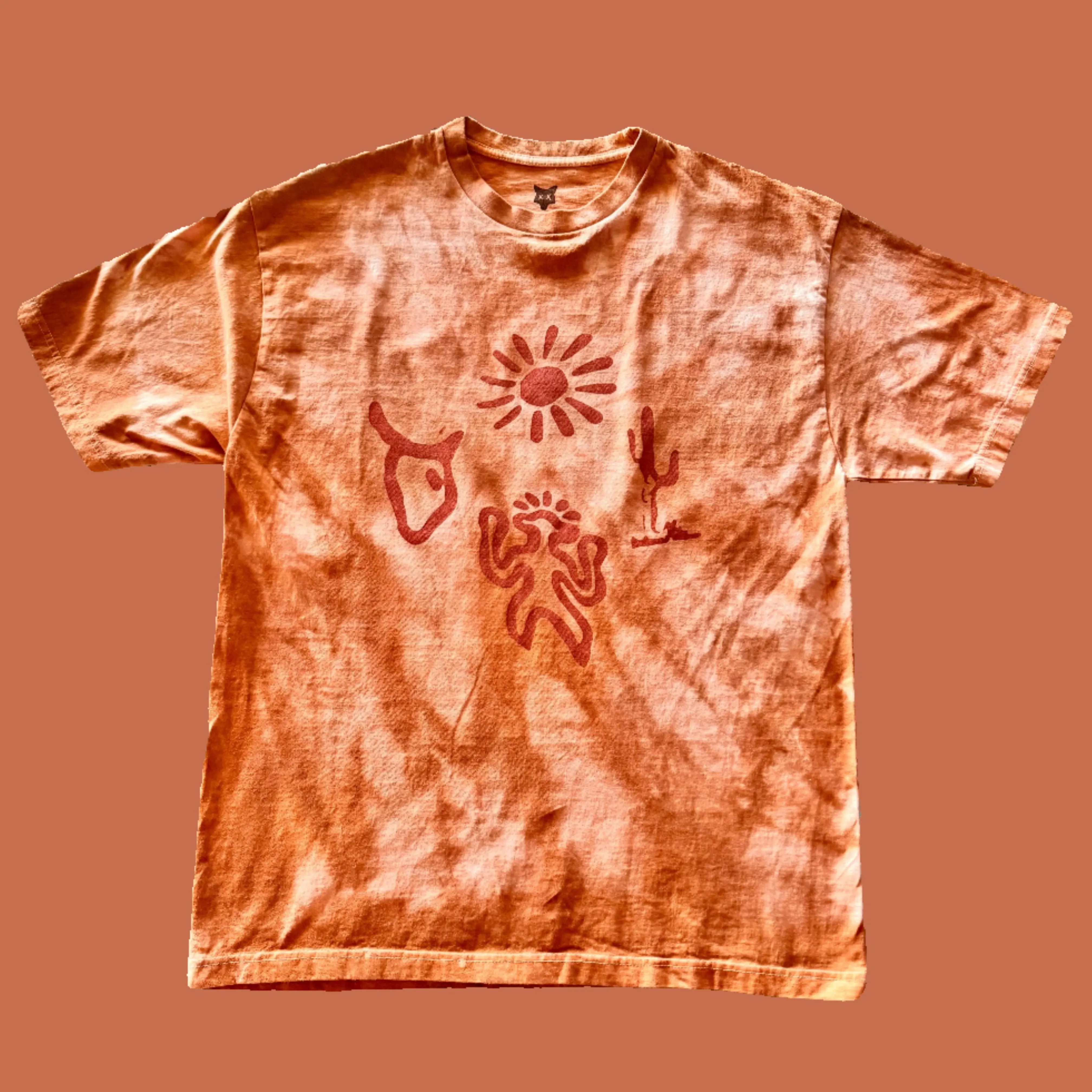 the 'SRV' Americana desert tie-dye tee