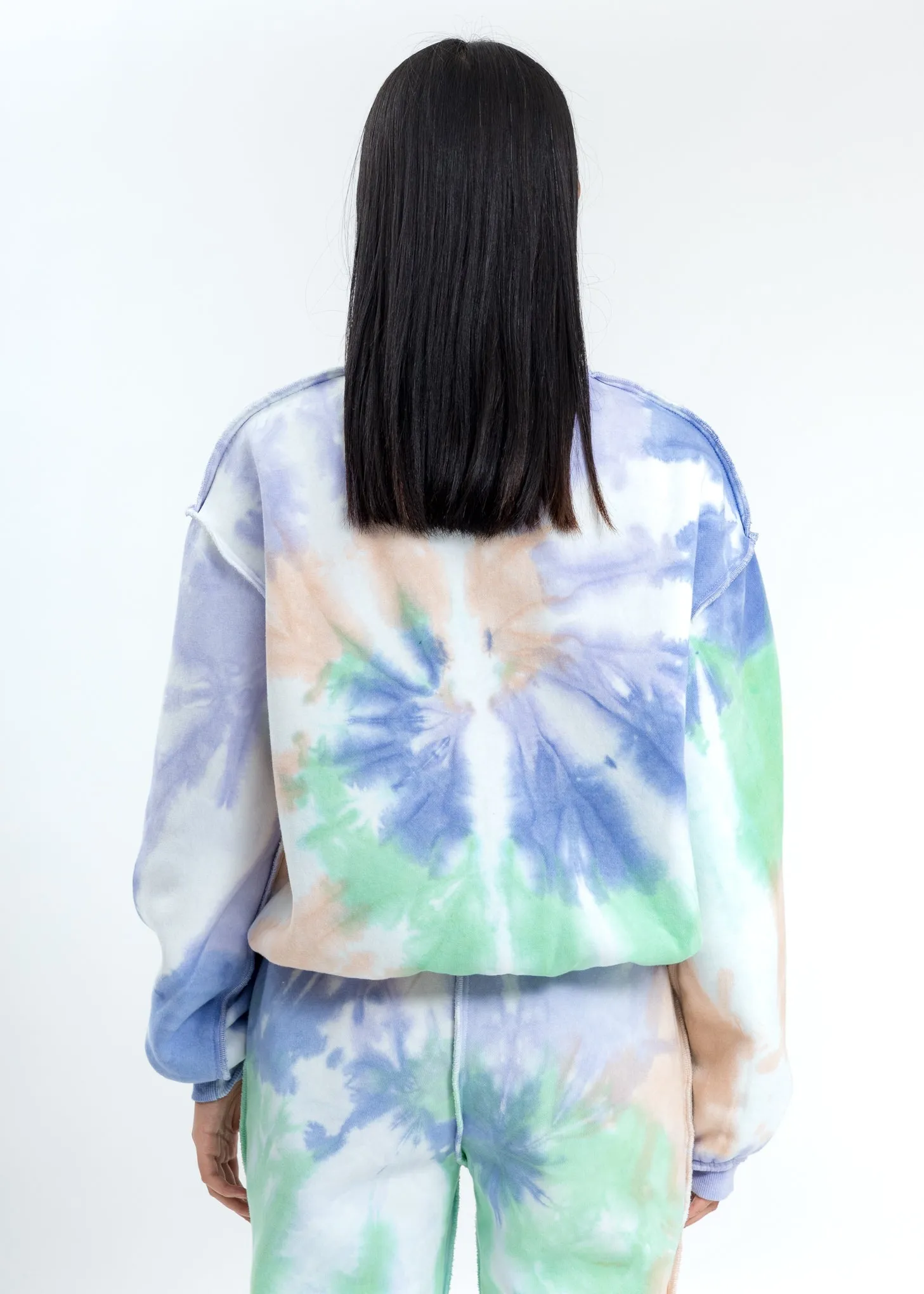 Tie Dye Floral Logo Sweatshirt