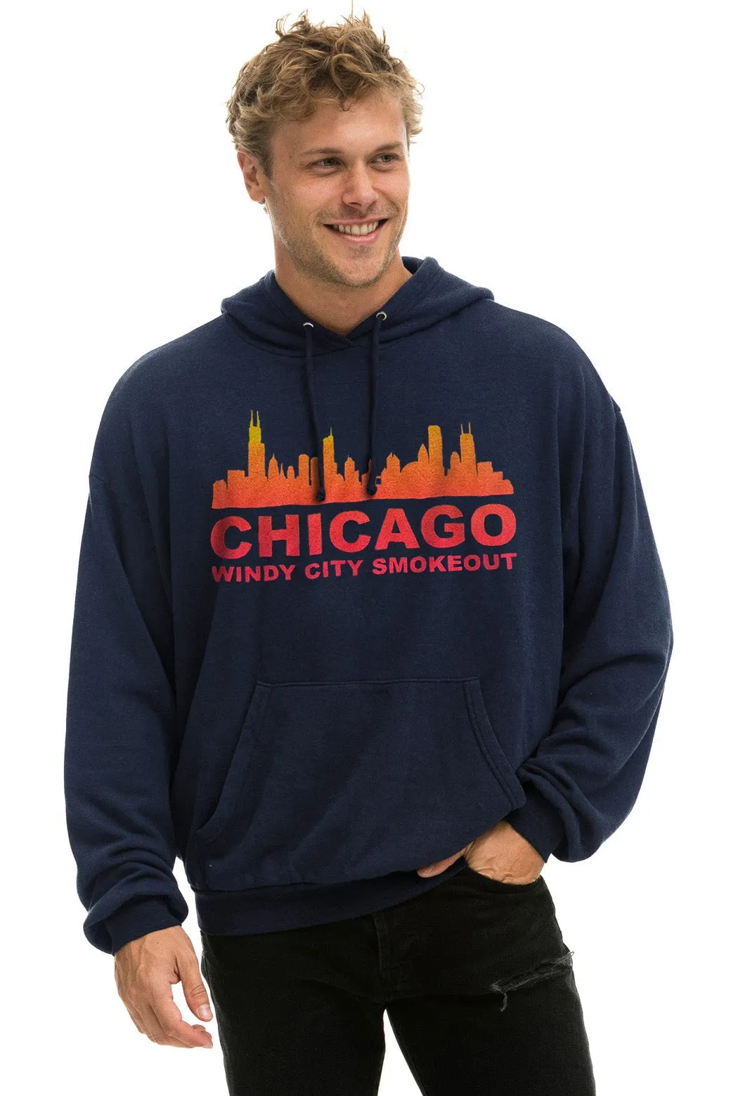 WINDY CITY SMOKEOUT 2024 PULLOVER HOODIE RELAXED - NAVY