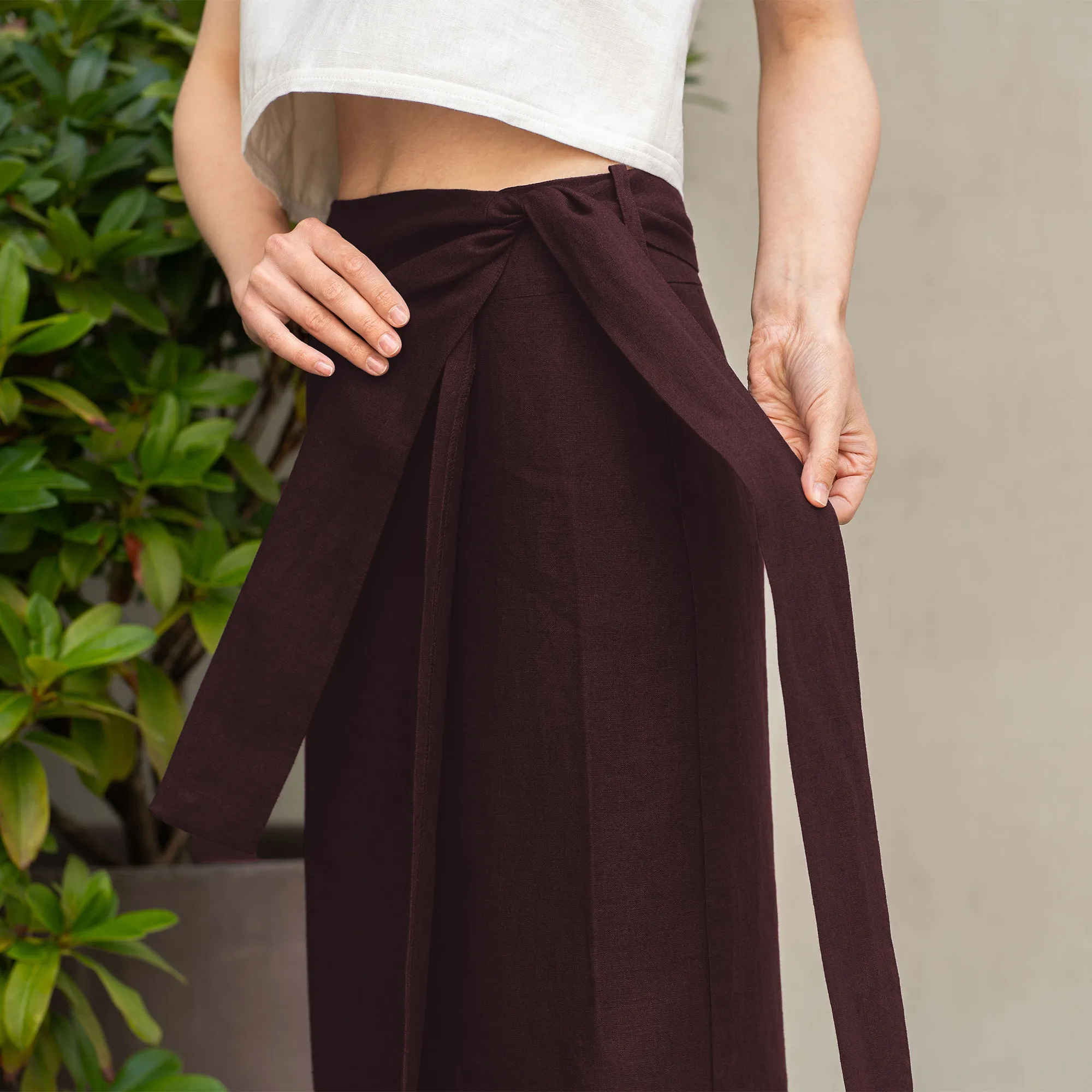 Wrap Pencil Skirt Everly